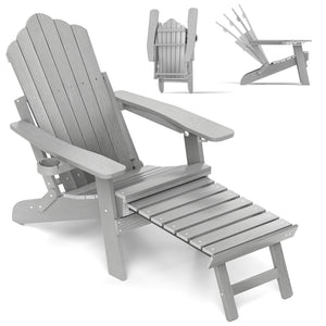 4-position backrest meets your multiple relaxing demands<br>Made of high-quality HIPS which is weatherproof<br>Stainless steel screws for longer service life and stronger structure<br>Ergonomic seat with wide armrests and footrest for more comfort<br>Rota