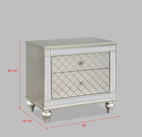 Cristian Night Stand Champagne