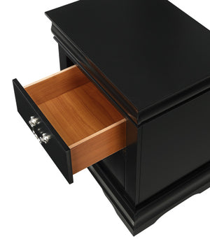 Louis Philip Night Stand Black