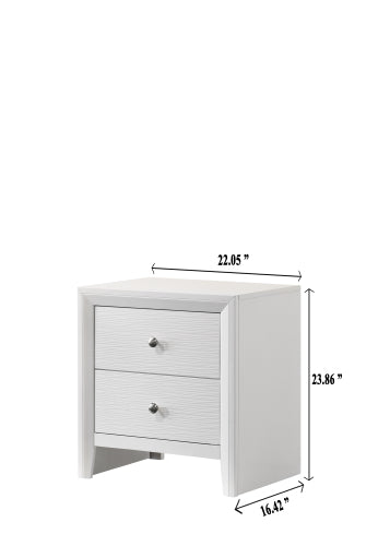 Evan Night Stand White