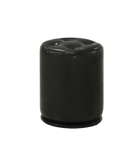 Morgan Round Swivel Stool Black