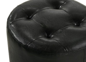 Morgan Round Swivel Stool Black