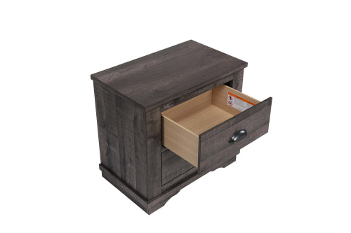 Coralee Night Stand Grey