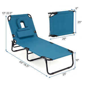 4-position adjustable backrest allows you to sit up  recline  and lay down<br>Safe locking device for firm backrest fixation<br>Powder-coated metal frame with U-shaped legs for extra sturdiness<br>Made of 500D Oxford fabric  wear-resistant and breathable<