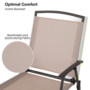 Selected fabric for breathability and quick-drying<br>Anti-rust steel frame for better outdoor adaptability<br>Non-slip foot pads for floor protection and strong stability<br>Save your outdoor space with foldable design<br>Convenient to carry with lightwe