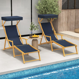 Angle adjustable canopy provides you with optimal protection<br>4-position adjustable backrest gratifies your different requirements<br>Solid birch wood frame for anti-fading and anti-cracking performance<br>High-quality oxford fabric with PVC coating ens