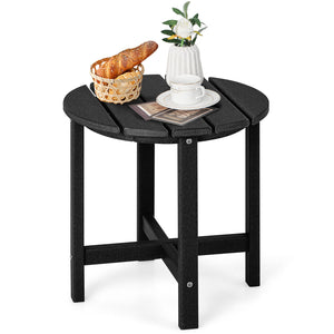 Remain its original color thanks to its sun-protective and colorfast HDPE material<br>Weather-resistant properties make this side table fit the outdoor environment<br>You can put this end table in the bathroom as well because it is waterproof<br>Endow thi
