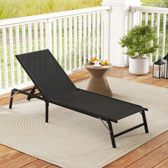 Please protect the lounge chairs with cover in rainy days for longer using<br>5-level adjustable backrest meets different requirements<br>Back adjustment device makes it easy to fix and adjust<br>High backrest offers comfortable back support<br>Lay down t