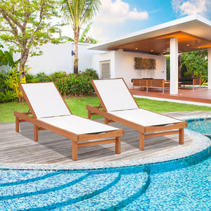 Great for reading  sunbathing  and taking a nap with 5-position adjustment<br>Avoid stuffiness even in the hot summer due to breathable and quick-drying fabric<br>Solid eucalyptus wood and sturdy steel for strong stability<br>Can be used by the whole fami
