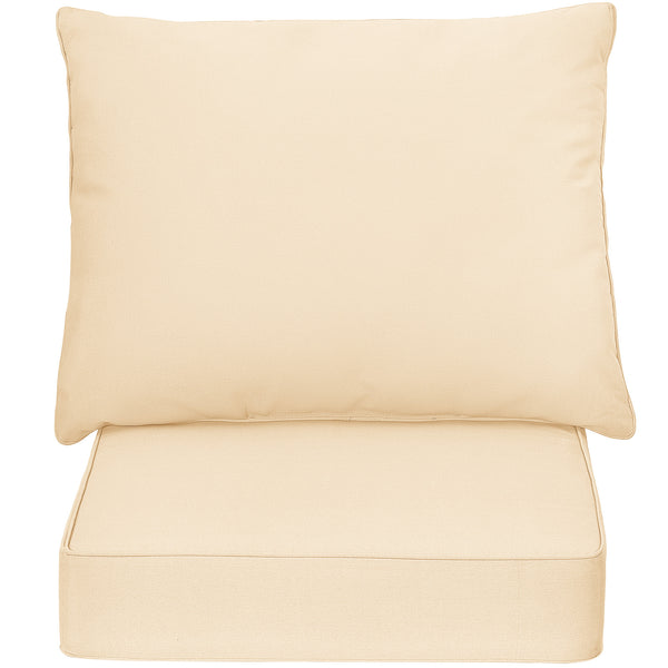 High resilience cotton for better sitting experience<br>Rope belts can firmly fix the seat cushion and are not easy to misplace during use<br>The thick and soft backrest can relieve waist soreness<br>The sun-proof function is ideal for both indoor and out