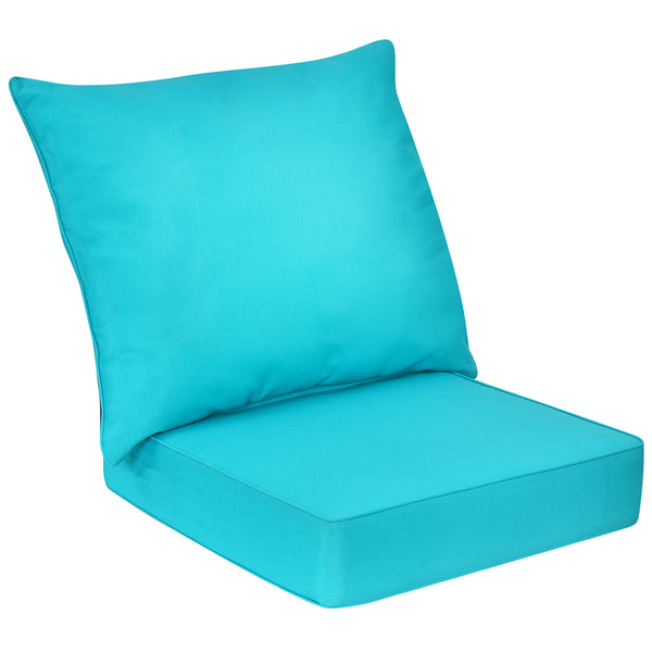 High resilience cotton for better sitting experience<br>Rope belts can firmly fix the seat cushion and are not easy to misplace during use<br>The thick and soft backrest can relieve waist soreness<br>The sun-proof function is ideal for both indoor and out