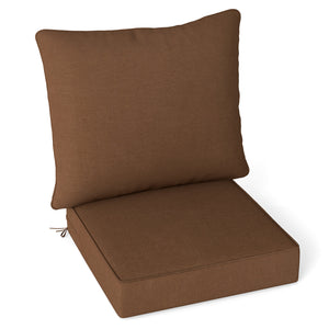 High resilience cotton for better sitting experience<br>Rope belts can firmly fix the seat cushion and are not easy to misplace during use<br>The thick and soft backrest can relieve waist soreness<br>The sun-proof function is ideal for both indoor and out