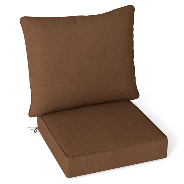 High resilience cotton for better sitting experience<br>Rope belts can firmly fix the seat cushion and are not easy to misplace during use<br>The thick and soft backrest can relieve waist soreness<br>The sun-proof function is ideal for both indoor and out