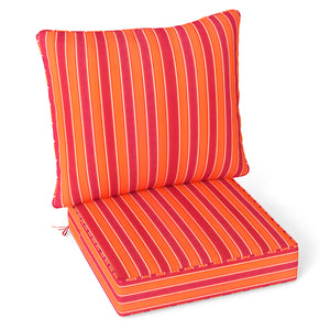 High resilience cotton for better sitting experience<br>Rope belts can firmly fix the seat cushion and are not easy to misplace during use<br>The thick and soft backrest can relieve waist soreness<br>The sun-proof function is ideal for both indoor and out