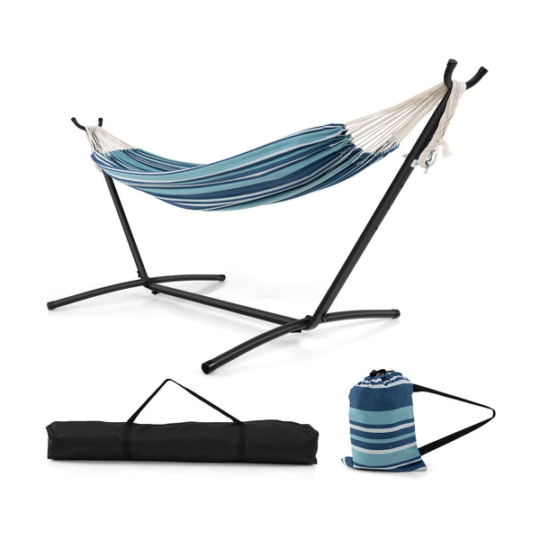 Make it fit your whole family with 6-level adjustable height<br>The selected fabric is breathable  skin-friendly and durable<br>Designed for portability with 2 included carrying cases<br>Reinforced metal support rings for the well-made details of the hamm