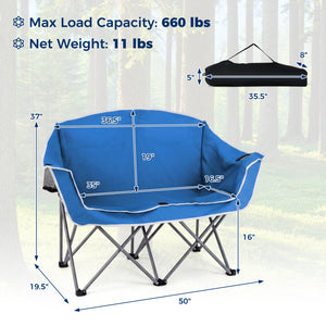 Boasts a heavy-duty metal frame that is wobble-free and long-lasting<br>Comfortable backrest  additional armrests  and wide seat surface for comfort<br>Skin-friendly oxford cloth is PVC-coated  tear-proof  wear-proof  and anti-fading<br>2 mesh cup holders