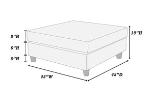 COCKTAIL OTTOMAN