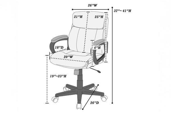 OFFICE CHAIR/Faux Leather