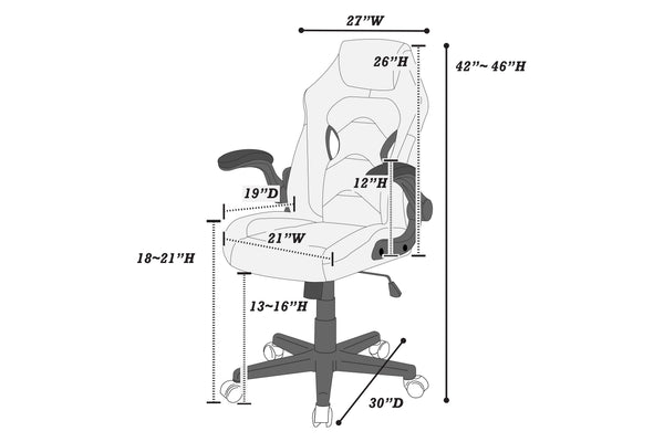 OFFICE CHAIR/Faux Leather