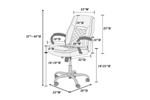 OFFICE CHAIR/Faux Leather