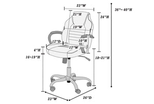 OFFICE CHAIR/Faux Leather