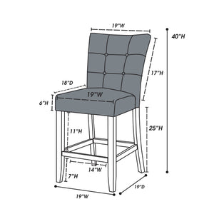 HIGH CHAIR/BLACK PU