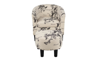 ACCENT CHAIR W/ OTTOMAN
