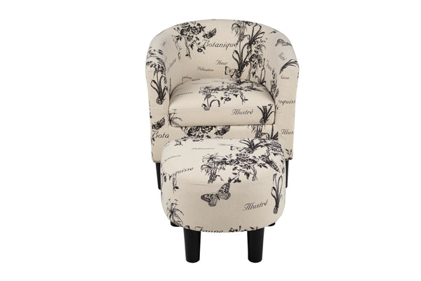 ACCENT CHAIR W/ OTTOMAN