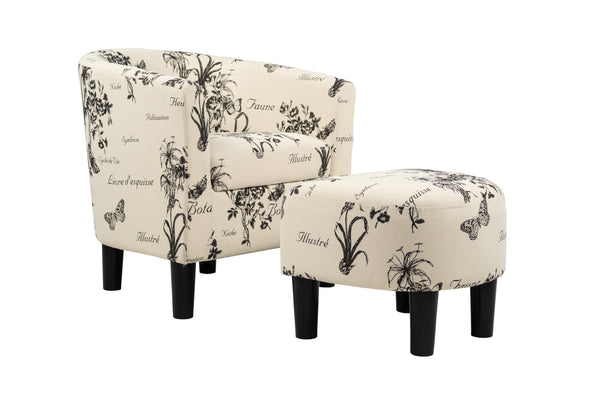 ACCENT CHAIR W/ OTTOMAN