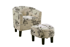 ACCENT CHAIR W/ OTTOMAN