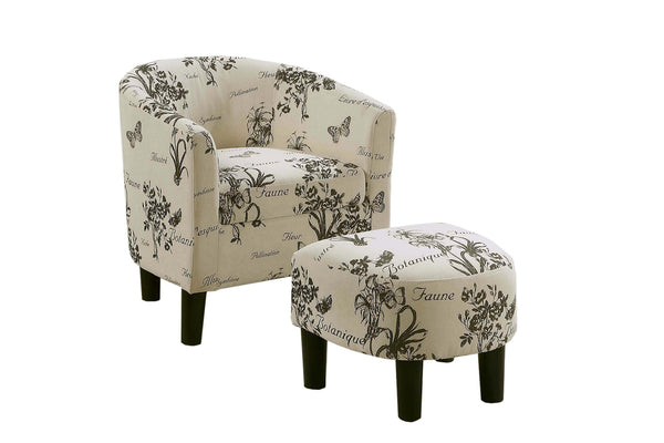 ACCENT CHAIR W/ OTTOMAN