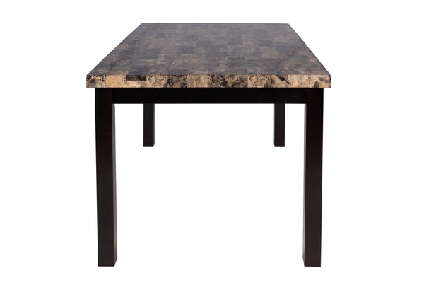 FAUX MARBLE DINING TABLE 60-" x 36-"