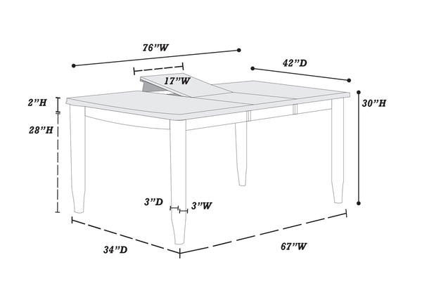 DINING TABLE 