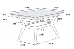 DINING TABLE 