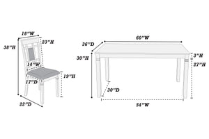 7-PCS DINING SET