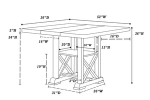 COUNTER HEIGHT TABLE
