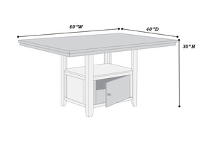 DINING TABLE W/STORAGE