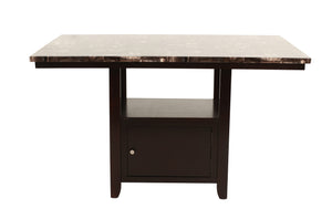 COUNTER HEIGHT TABLE W/STORGAE