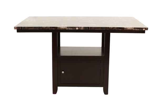 COUNTER HEIGHT TABLE W/STORGAE