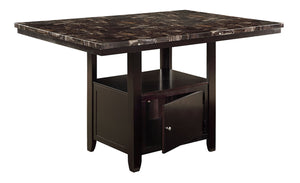 COUNTER HEIGHT TABLE W/STORGAE