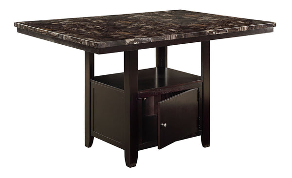 COUNTER HEIGHT TABLE W/STORGAE