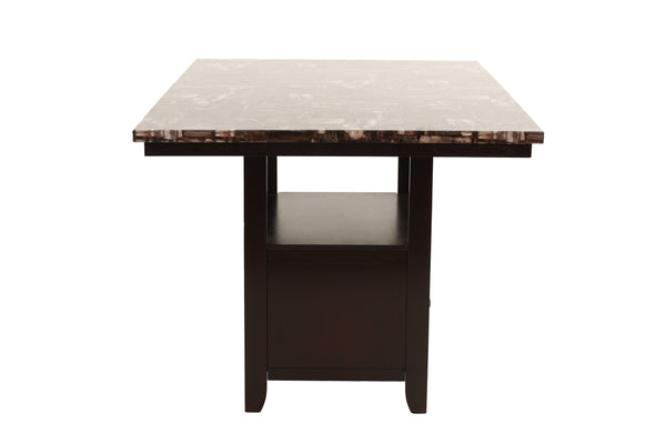 COUNTER HEIGHT TABLE W/STORGAE