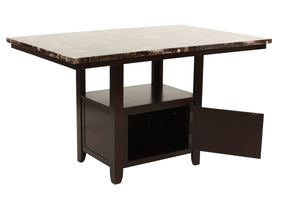 COUNTER HEIGHT TABLE W/STORGAE