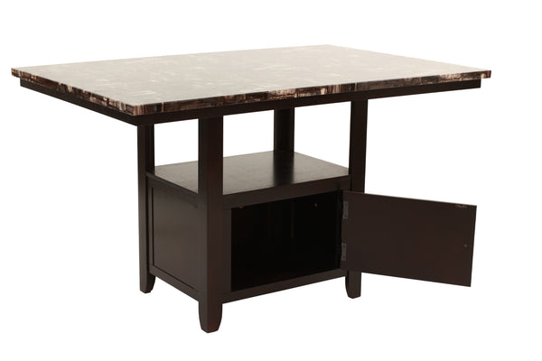 COUNTER HEIGHT TABLE W/STORGAE
