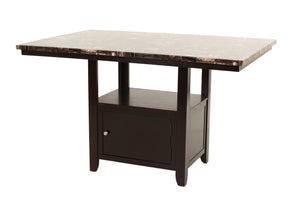 COUNTER HEIGHT TABLE W/STORGAE