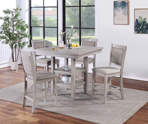 5-PCS COUNTER HEIGHT DINING SET