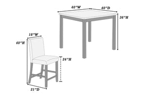 5-PCS COUNTER HIGH