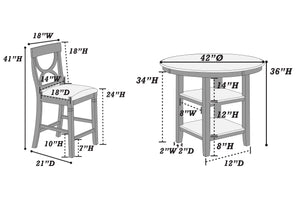 5-PCS COUNTER HIGH