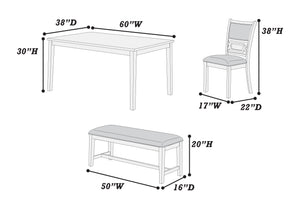 6-PCS DINING SET