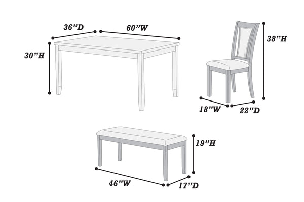 6-PCS DINING SET